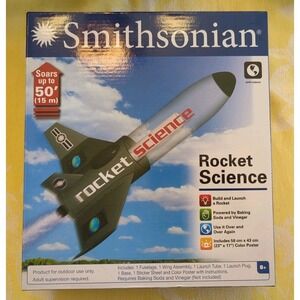 Rocket Kit Toy Smithsonian Science Activities set For Kids, NIB